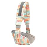 Babytrage, für Babys | 1 für Kinder an der Schulter, verstellbarer Gurt, ergonomischer Kindersitz mit verstellbarem gemusterten Gurt, für Kinder ab 20 kg