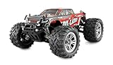 M-Land Monstertruck, RC ferngesteuert, 48km/h 4WD 1:16 RTR rot inkl. Fernsteuerung, Akku, Ladekabel