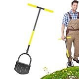 Generisch Rasenkantenstecher Mit Stiel, Manuelles Kantenschneider-Rasenwerkzeug, Halbmondkanten-Rasenwerkzeug, Rasenkantenschneider-Handbuch Mit T-Griff, Landschaftskantenschneider Für Gehwege