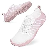 Bigzagger Barfuss Schuhe Damen Herren Sommer Barfußschuhe Damen Schnell Trocknend Badeschuhe mit Breite Zehenbox und Zero-Drop Sohle Unisex Barfussschuhe Traillaufschuhe Fitnessschuhe
