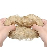 Haarteil, lockig, lockig, mit Scrunchies, synthetisch, gelockt, für Pferdeschwanz, Zubehör, Donut, Party, Hochzeit, Dating