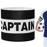 flintronic 1PCS Kapitänsband, Kapitän Armbinde, Gummielastische Armbinde, Spielführerbinde für Fußball und Rugby, Captains Armband, für für Erwachsene und Jugendliche