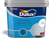 Dulux Fresh Up Fliesenlack für Wandfliesen, 750ml, weiß, glänzend, ohne Grundierung anwendbar