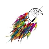 Charm Moon Traumfänger, Symbol für Frieden und Glück, ideal zum Verschenken von Bohemianern, Heimdekorationen, für mehr Gemütlichkeit