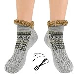Damen Heizsocken | Weihnachts Und Winter Fußwärmer | Festliche Wintersocken - Für Weihnachten Büro Kalte Morgen Abend Entspannung Schlafzimmer Wohnzimmer Urlaub Wohnung Studierzimmer Keller