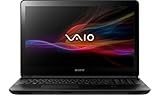 Sony VAIO SVF1521A1EB 39,5 cm (15,5 Zoll) Notebook (Intel Pentium 987, 1,5GHz, 4GB RAM, 500GB HDD, Intel HD, DVD, Win 8) schwarz