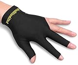 Billard-Handschuhe mit 3 Fingern, Snooker-Queue-Handschuhe für Damen und Herren, für Billard-Schützen, Carom, Pool, Snooker, Queue, Sport, elastisches Lycra