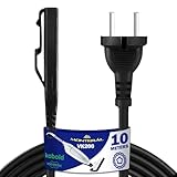 Stromkabel 10m für Vorwerk Kobold VK200 - Staubsauger Kabel - Garantie 10 Jahre - MONTERAL