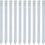 Viirkuja 35 cm Sandheringe Set | 10 extra Lange Zeltheringe | 2 cm breit, 1,5 mm dick | Camping & Zelt