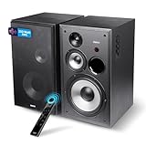 EDIFIER Studio R2850DB Bluetooth-Lautsprechersystem (150 Watt) mit Infrarot-Fernbedienung und Digitaleingängen, schwarz