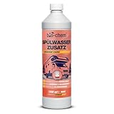 bio-chem Bio Spülwasser-Zusatz 1 L Konzentrat für Spülkasten I WC-Reiniger Rinse Flush für Campingtoilette, Chemie-Toilette sowie Mobile Toilette MIT & OHNE separaten Spülwassertank