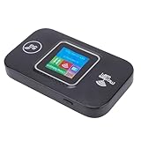 Asixxsix 5G LTE tragbarer WLAN-Hotspot, schneller 300 Mbit/s 4G LTE mobiler Hotspot-Router, Computer-Router mit Anschluss für bis zu 12 Geräte, für Smartphones, Laptops