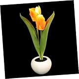LIFKICH Tulpen Bonsai LED Nachtlicht Kreative Tischlampe Für Heimdekoration Köpfe Höhe Ohne Batterien Exquisites Licht Für Schlafzimmer Und Wohnzimmer