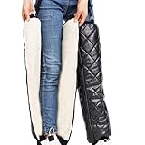 Beinwärmer, lange Bezüge für Beine, Knieschützer beim Fahren mit schützendem Design, dehnbarer, bequemer Stil, einfache Tragefunktion, Sportgerät, Winterzubehör zum Skifahren und Snowboarden