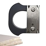 Yiohejy Furnierkanten-Fräser | Holzabfasung & Rundungsschaber,Präzisions-Eckenhobel Mit Rutschfestem Edelstahlgriff Für Gebogene & Gerade Kanten Aus PVC ABS Furnier