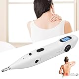 TsoLay Elektroakupunkturgerät, Meridian-Massagestift, Wiederaufladbarer Akupunkturpunkt-Detektor, 9 Intensitätsstufen Und 3 Modi, Benutzerfreundliches Design, Zur Schmerzlinderung