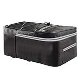 Fbinys Fahrradsatteltaschen Heckträger, wasserdichte Gepäckträgertasche mit Reflektor, großer E-Bike-Gepäckaufbewahrungsträger für Berg, Rennrad, Pendeln, Outdoor-Abenteuer