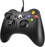 Diswoe Diswoe Controller für Xbox 360, PC-Controller Joystick Gamepad für Xbox 360 & PC, ergonomisches Design Gaming Controller für Xbox 360 Slim & PC mit Windows Vista /7/8/10/XP