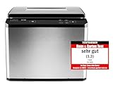 CASO SV900 Sous Vide Garer, perfektes Vakuum garen im Wasserbad für bis zu 5 Portionen, Niedertemperaturgarer 30°C bis 90°C in 0,1°C-Schritten, Silver