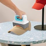 GIDRLL Transferpresse Mini Heizpresse Maschine Tragbare Bügelpresse mit 4 Heizstufen & Isolierter Sicherheitsbasis für Schirmmützen, Baseballmützen, Kindermützen, Fischerhüte