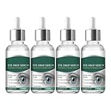 Nano Augentropfenserum, Augentropfen Bei Trockenen Augen, Sanfte Befeuchtung Rötungsmilderung Tag Nacht Unterwegs Unterstützung, 30 ml (4er-Pack)