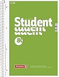Brunnen 1067940 Notizblock / Collegeblock Student (A4, unliniert 70 g/m², 80 Blatt)