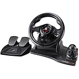 SUBSONIC Superdrive - Rennlenkrad GS550 Racing Wheel lenkräd mit Pedalen, paddels, Schalthebel und Vibration für Xbox Serie X/S, PS4, Xbox One, PC (programmierbar für alle Spiele)