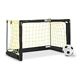 SKLZ Pro Mini-Tor, inklusive 12,7 cm weichem Ball, einfach zusammenzubauen, Weiß/Gelb