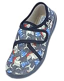 Beck Jungen Haie Hausschuh, Blau, 32 EU
