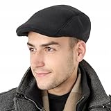 Schirmmütze Herren, Schiebermütze Herren, Baskenmütze Barett Cap Schiebermütze Newsboy Flat Cap, Driving Cabbie, mütze Flatcap Schirmmütze
