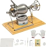 Chinesischer Popcorn-Maker, Popcorn-Maschine, Handkanone aus Edelstahl 304, Lebensmittel Verstärker kann Popcorn herstellen und Lebensmittel erhitzen(300ml)
