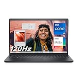 Dell Inspiron 15 (3530) Laptop - 15.6' FHD 120Hz, Intel Core i7-1355U, 16GB RAM, 512GB SSD, Intel Iris Xe Graphics, Windows 11 Home, German QWERTY Keyboard Layout - Black