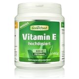 Vitamin E, 400 iE, natürlich, 240 Softgel-Kapseln - unterstützt den Schutz der Zellen vor oxidativem Stress. OHNE künstliche Zusätze. Ohne Gentechnik.