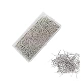 2000 stück Stecknadeln Ohne Kopf,26 X 0,6mm Edelstahl Pinnadeln in Box,Pins Edelstahl Stecknadel Satin Pin Kopfnadeln,für Schmuck Herstellung Nähen Handwerk