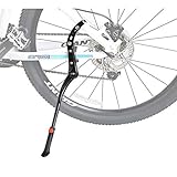 ROCKBROS Fahrradständer Seitenständer Verstellbar für 24 bis 29 Zoll Mountainbikes aus Aluminiumlegierung Rutschfest Hinterbauständer