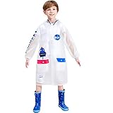 Regenmantel Jungen Kinder Windbreaker Mädchen Regen Regenbekleidung Kapuze Ponchos Jungen Mantel & Jacke Regenmantel Wind (Blau, 3-4 Jahre)
