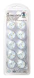 Ursus 18610000 - LED Deko Lichter, 10 Stück, Leuchtdauer ca. 12 Stunden, warmweißes Licht, wasserdicht, inklusive Batterien und Klebepads, ideal als Dekolicht, für Laternen und als Ersatz für Kerzen