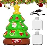 Dtaigou Weihnachtsbaum-Spieluhr, Weihnachtsbaum-Blasenmaschine - Feiertagsdekoration | Seifenblasenmaschine für Kinder, Seifenblasenmaschine mit Lichtern, Weihnachtsspieluhr für Partys
