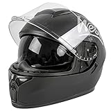 WESTT Storm X Motorradhelm I Integralhelm I ECE Zertifiziert I Herren & Damen I Größe XL I schwarz matt