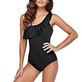 Generisch Menstruations Bikini, Perioden Badeanzug Schwarz, Menstruations Bademode Zum Schwimmen Bauchweg Periodenbadeanzug Mittlere Blutung Große Größe Ohne Bügel Für Damen Und Mädchen Schwarz 4XL