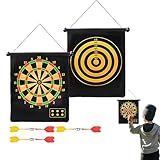 Magnetische Dartkarte für Dartboard – Partyspiel im Freien im Innenbereich | Roll Up Doupper Dartboard für Erwachsene, Gesellschaftsspiele im Freien im Innenbereich