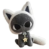 Mppchhn Stofftier Katze | Plüsch Katzen Spielzeug Für Kinder,25cm Weiches Kuscheltier Für Schlafzimmer Reiseauto Ostern Geburtstag Abschlussdekoration