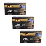 Iasa® | Sardellenfilets Olivenöl | Cetara verarbeitet in Eichenfässern verfeinerte Sardellen – 3 x 150 g Nettogewicht