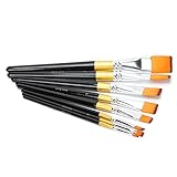 8pcs Pinsel Pinsel Set Professionelles Nylon Haarzeichnung Accessoires Acryl -Aquarell für Anfänger