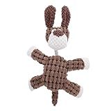 Toyvian Hundespielzeug Baumwollseil Kauspielzeug Donkey Form Quietschend Robust Bissfest Interaktiv für Kleine bis Mittlere Hunde zur Zahnpflege und Beschäftigung