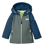 first instinct by killtec Kinder Softshelljacke/Outdoorjacke mit Kapuze FIOS 12 MNS SFTSHLL JCKT, oliv, 98-104, 42894-000