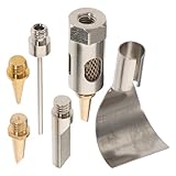 COHEALI Butan Lötspitzen Satz Langlebige Metall Ersatzspitzen für Gaslötkolben Klein Leicht Austauschbar Vielseitiges Lötzubehör für Mobiles Löten