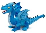 Uni-Toys - Drache blau - 40 cm (Länge) - Plüsch-Fabeltier - Plüschtier, Kuscheltier