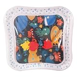 Generisch Wasser Spielmatte,Aufblasbare Aqua-Spieldecke Entwicklungsspielzeug - Quadratisches Kissen Krabbelunterlage Visuelle Förderung Lernspielzeug Vorschulaktivitäten Für Mädchen