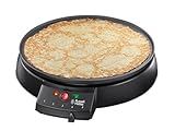 Russell Hobbs 20920-56 Crepes Maker, Fiesta Elektrogrill (für Crepes, Pancakes, Galettes und Burritos, Taccos, 1000 W), Tischgrill, Schwarz, Durchmesser 30 cm